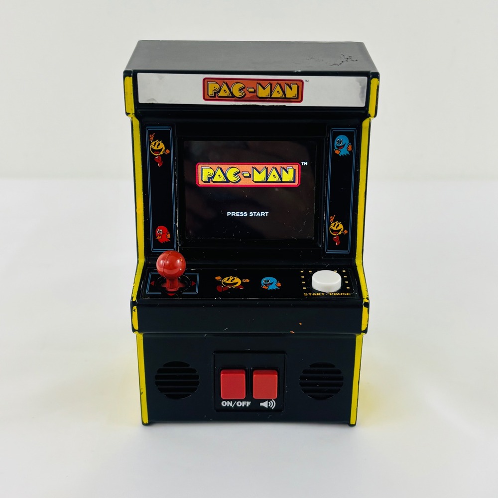 Pac-Man Mini Arcade Game Handheld Tested Works